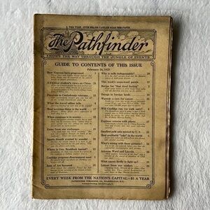 The Pathfinder Newspaper February 26 1927 Vintage
